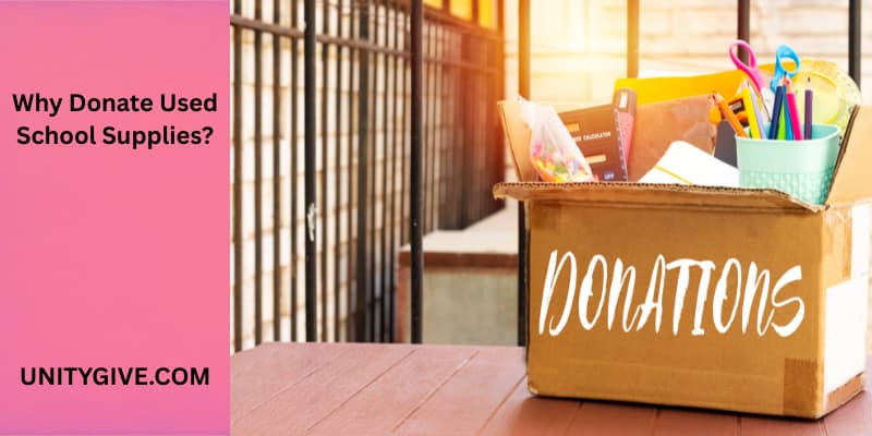 Why Donate Used School Supplies?
